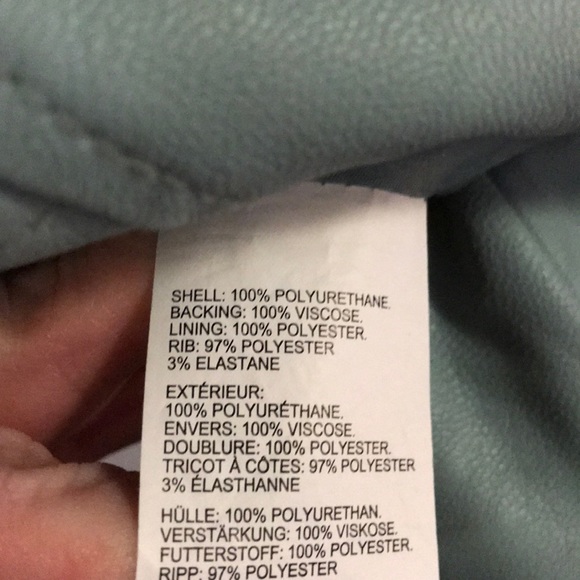 NWT, Addition Elle Vegan Leather Jacket, 4X - Picture 8 of 8